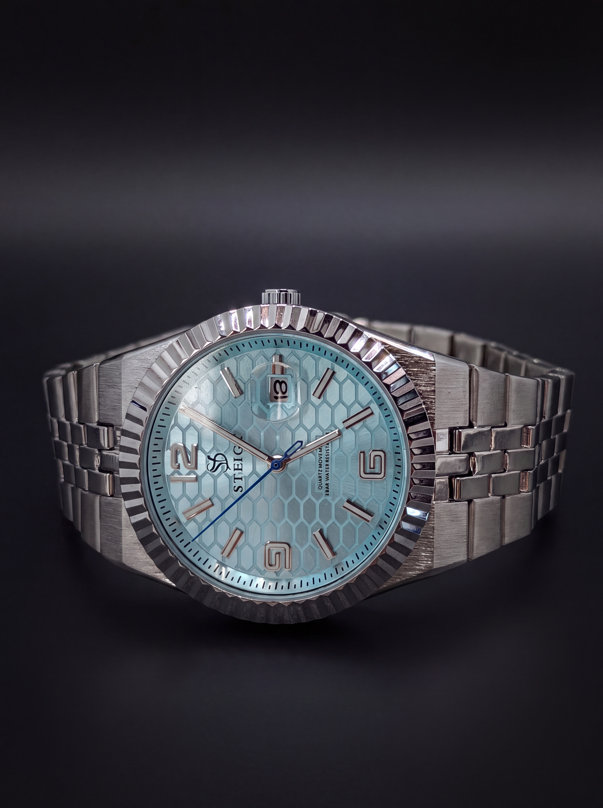 New Era - Relógio de pulso masculino (Azul Ocean)