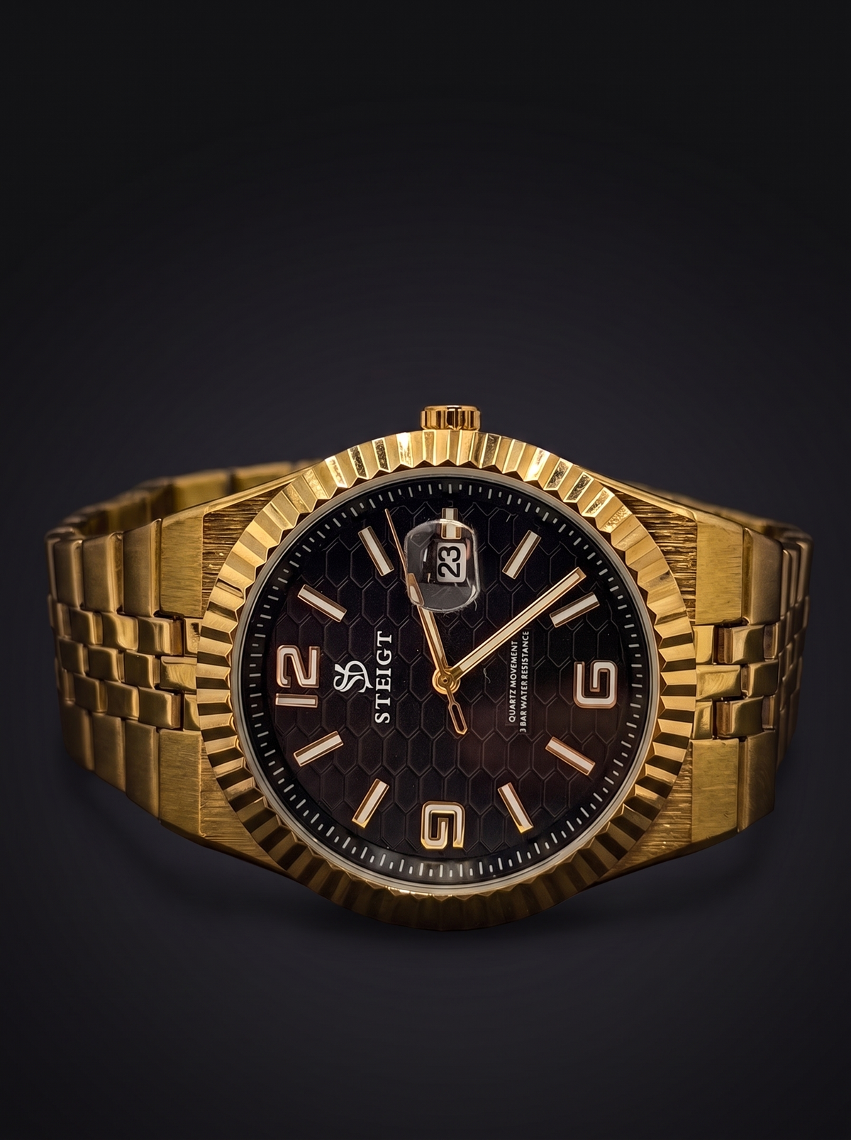 New Era - Relógio de pulso masculino (Preto Onyx)